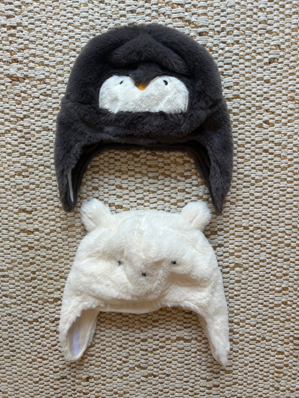 Carter’s fuzzy baby hats